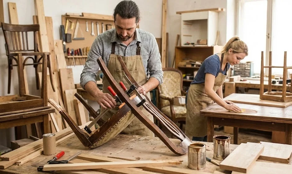 Furniture repair services