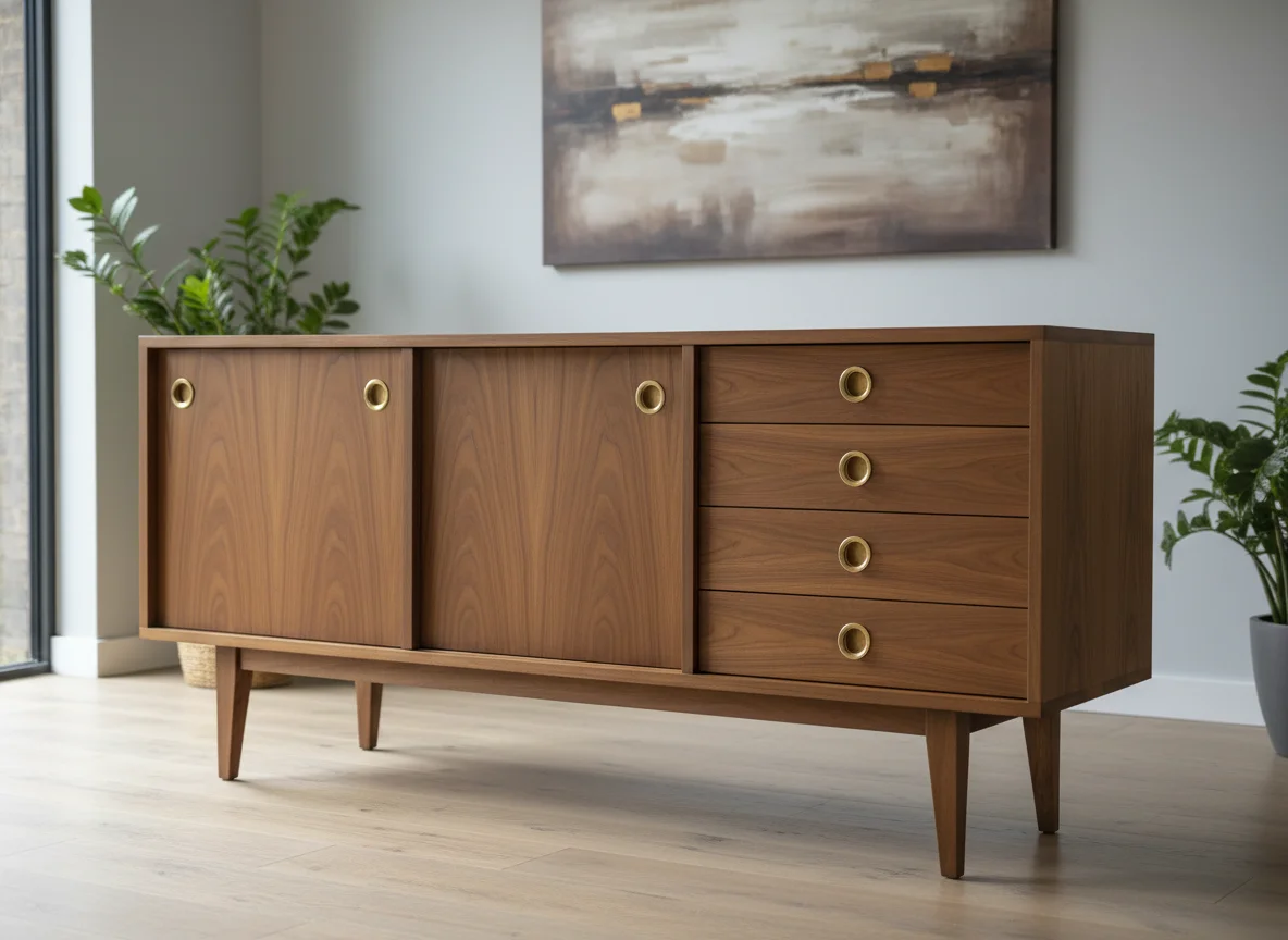 Mid-century sideboard restoration