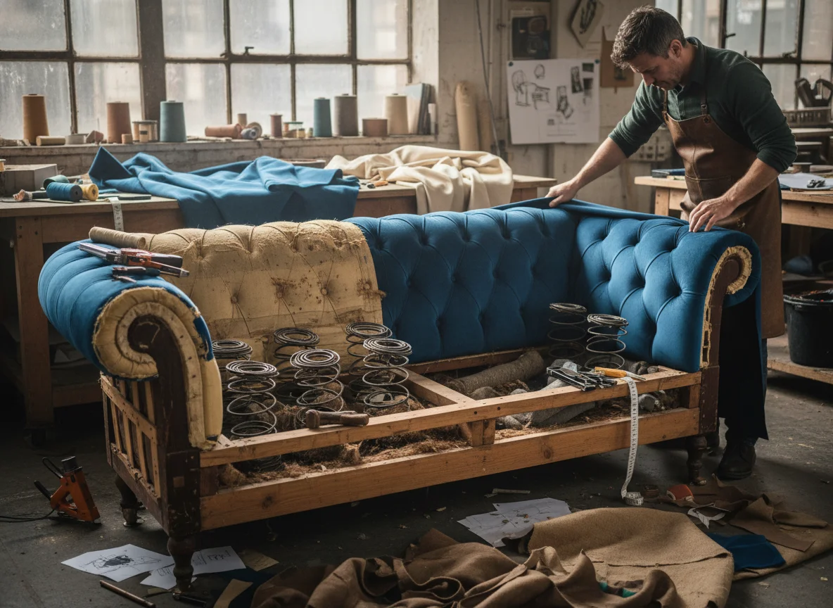 Chesterfield bank herstoffering