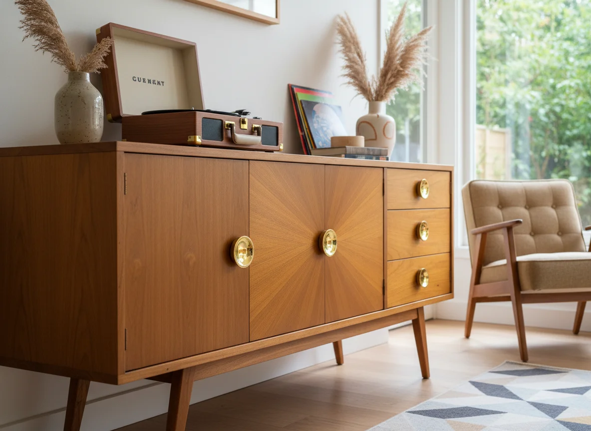 Mid-century dressoir restauratie