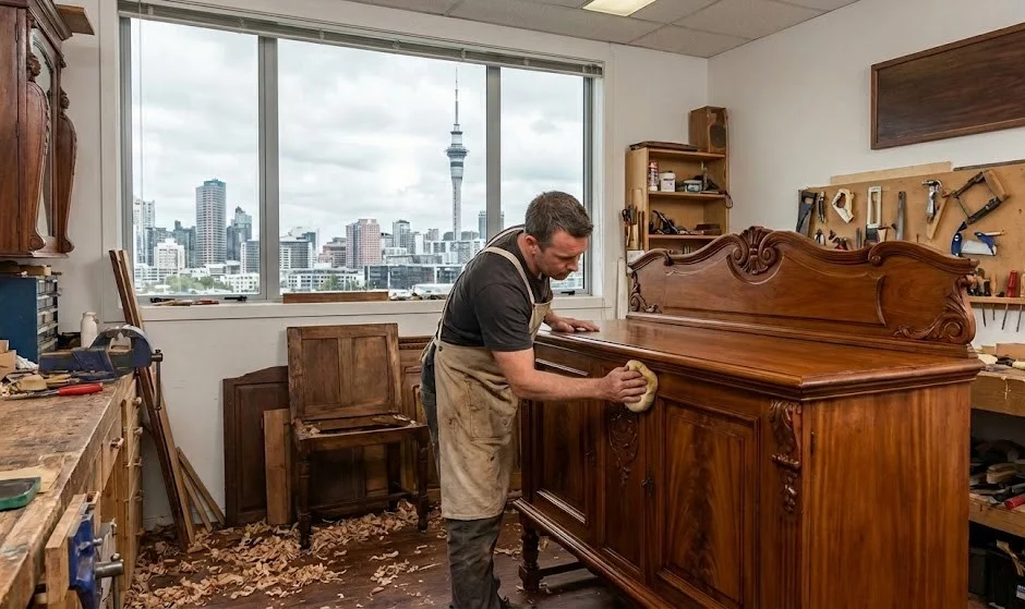Antique furniture restoration Auckland